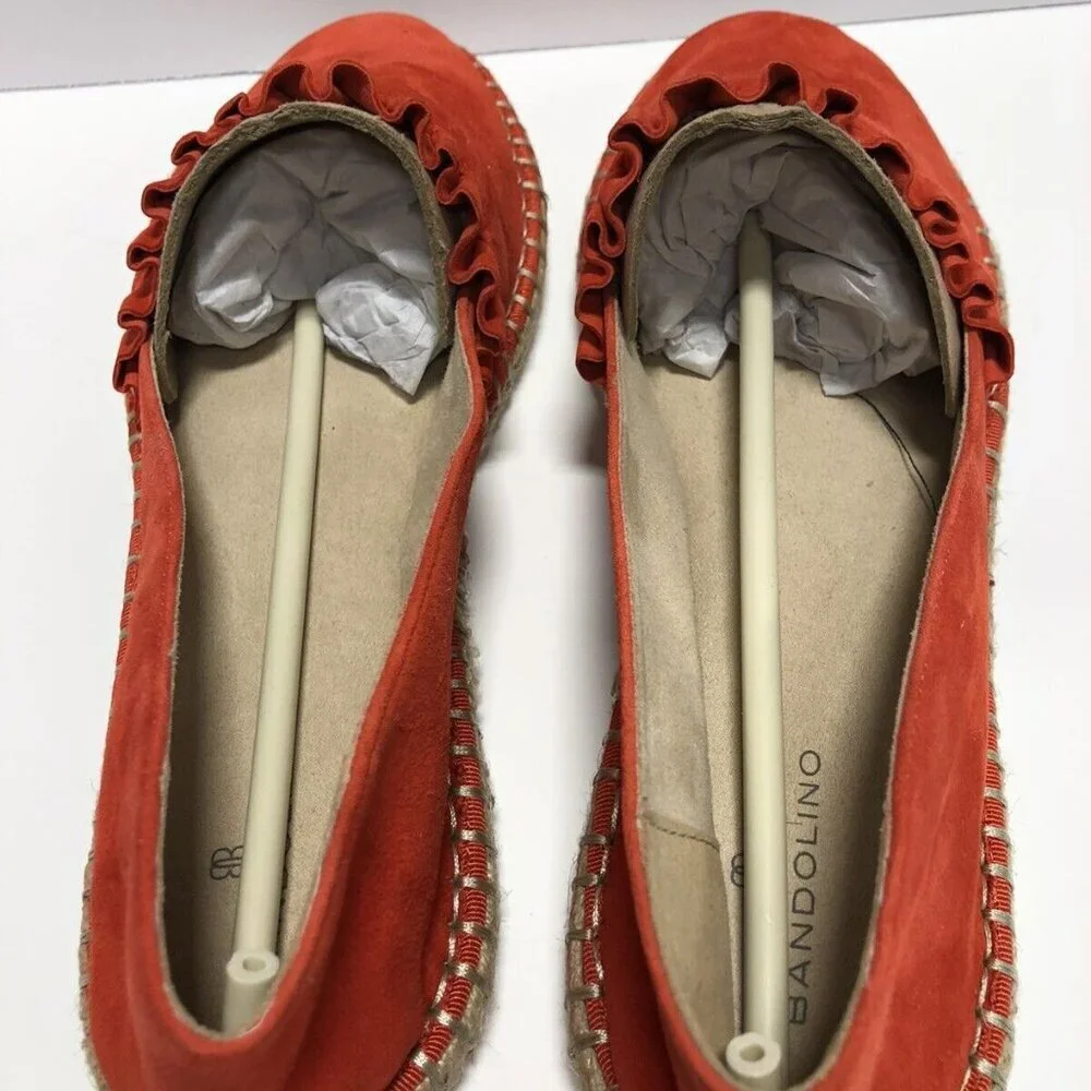 Bandolino Women’s Hadal Slip-On Espadrille Shoes Orange, Size 10 M
